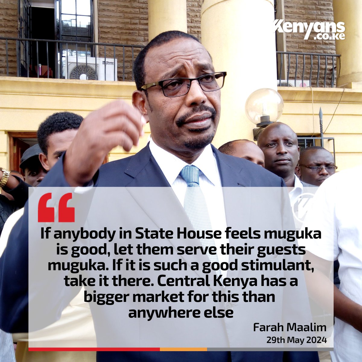 mauriceoyamo's tweet photo. The fear is gone, and from now on, muguka will be served in state house as a welcome treat, no matter what! https://t.co/TqXIBsjqy6