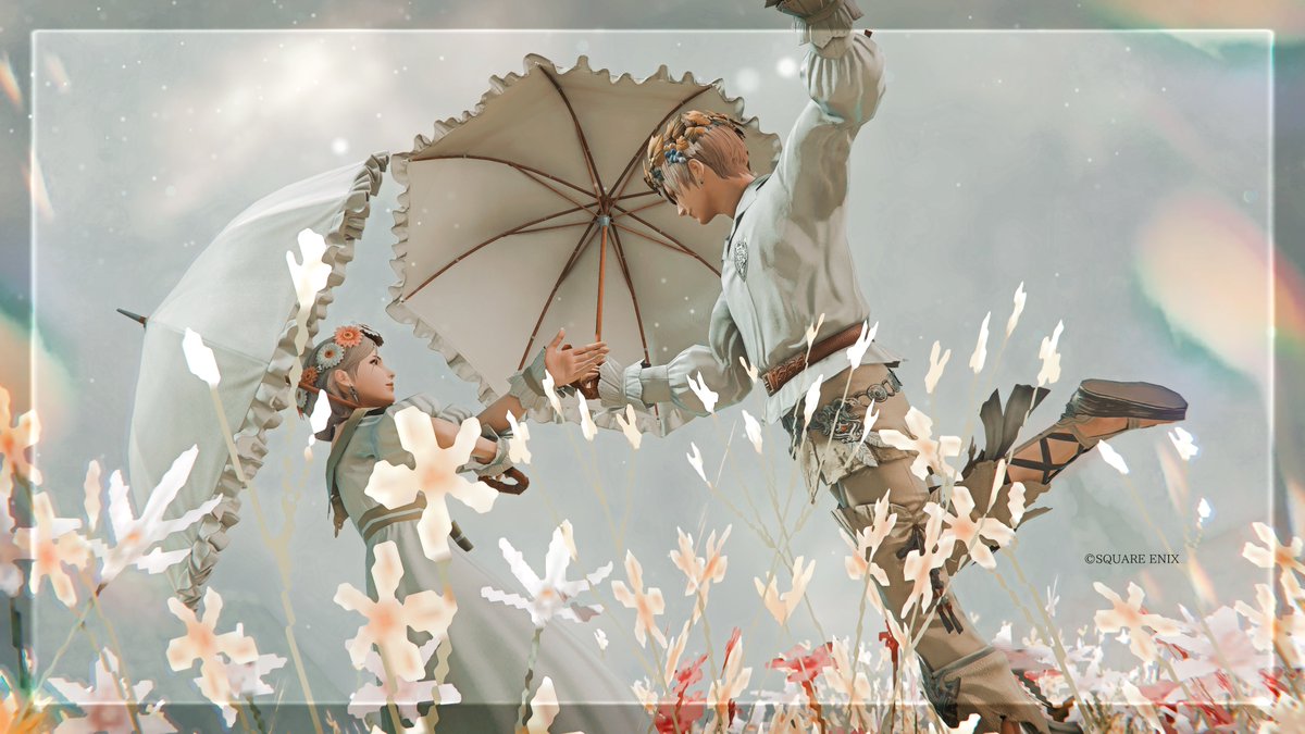 #傘と旅するエオルゼア
#SSP_FF14 #Comi_c
#ミドラン #ミドミド

妖精のように𓂃 𓈒𓏸
