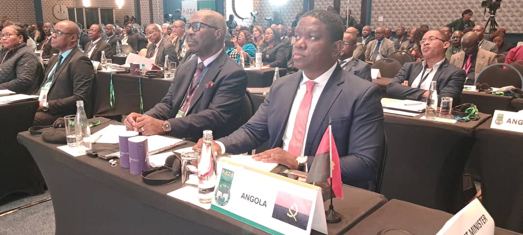 Scenes on day three of the Kavango Zambezi Transfrontier Conservation Area (KAZA) Heads of Summit currently underway in Livingstone,Zambia. Zimbabwe's Minister of Environment, Climate and Wildlife, Honourable Sithembiso Nyoni and her counterpart Minister of Tourism and