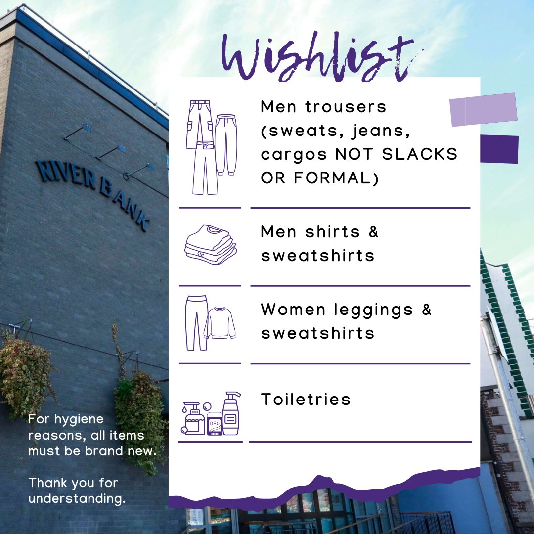 We urgently need donations for our clients in Dublin.

If you can help, please call us on 01 524 0139 or drop off at 📍 24 Merchants Quay (past MQI Riverbank centre) 10 am-4 pm Mon-Fri.

All items should be brand new, and must not contain alcohol. Thank you for understanding.
