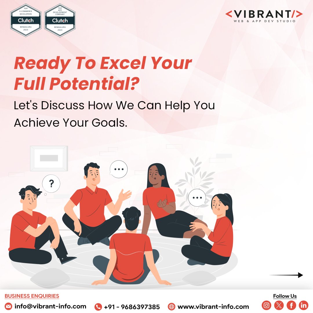 Businesses trust us to deliver exceptional results. Let's work together and embark on your path to success! 

Get a free quote now: vibrant-info.com/contact-us.html

#BusinessSuccess #NextLevelResults #Webdevelopment #Appdevelopment #VibrantInfo