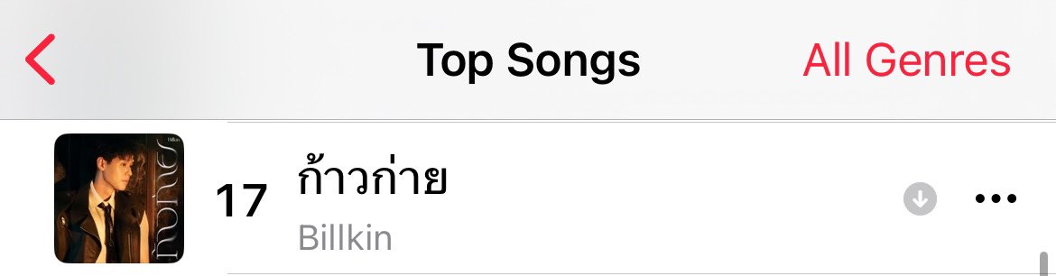 เพลงออกมา 3 เดือนแล้ว ก้าวก่าย ก็ยังอยู่ในชาร์ต Apple Music อย่างที่บอกเพลงบิวกิ้นเป็นเพลงค่อยๆมาและอยู่นาน แฟนเพลงเยอะ ขาประจำมี ออกไปข้างนอกตามสถานีวิทยุ ห้าง ร้านอาหาร ร้านสะดวกซื้อยังได้ยินตลอด เก่งมาก
#billkin_ก้าวก่าย 
#bbillkin