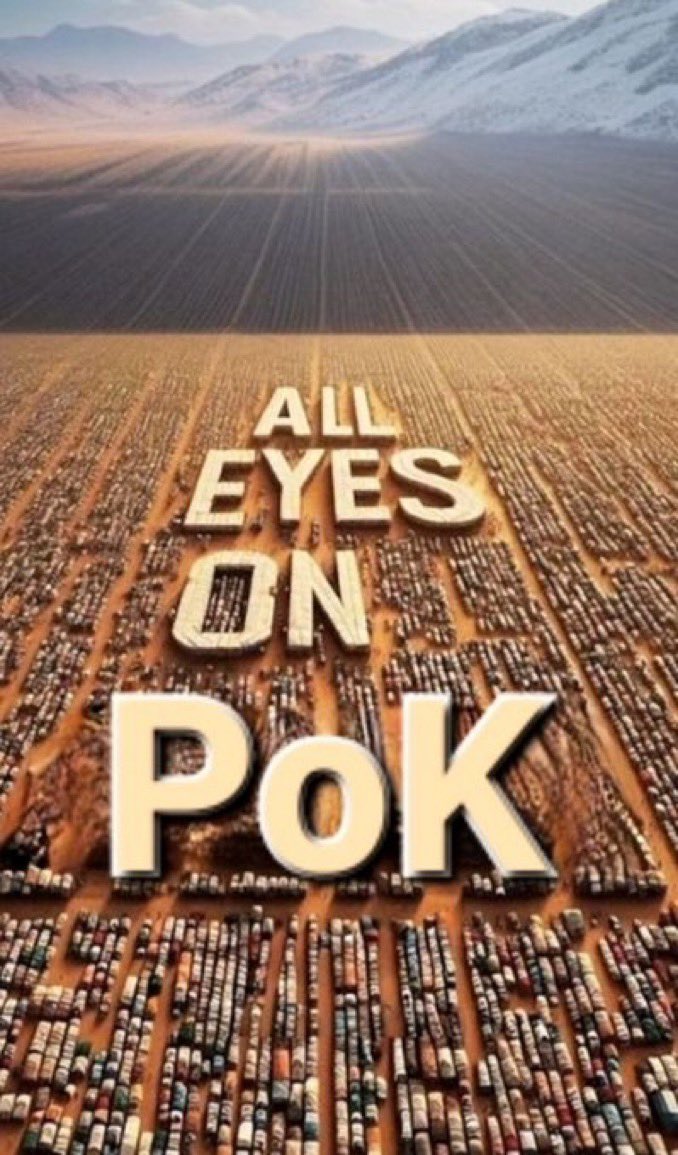 Let's Trend this

ALL EYES ON POK 

Hindus Life Matters