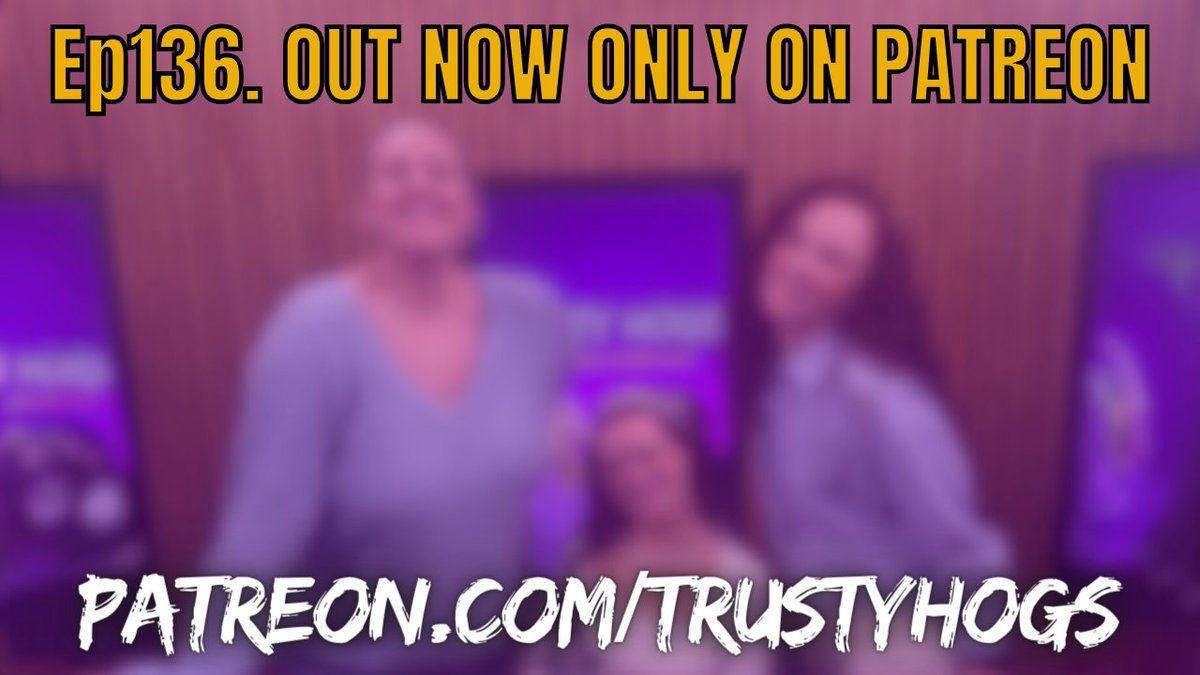 Join over 1500 (!!!) Patreon supporters and get even more @CatherineBohart & Helen in your life. From juicy secrets to chaotic live shows, plus lots of discounts and exclusive news, patreon.com/trustyhogs is the place to be x