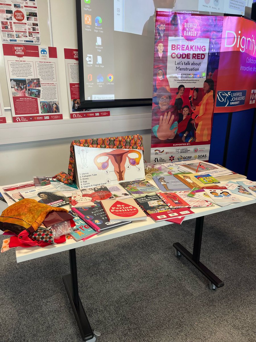 EDICa’s Chiara Cocco is in Liverpool today for the Menstruation Research Network conference.