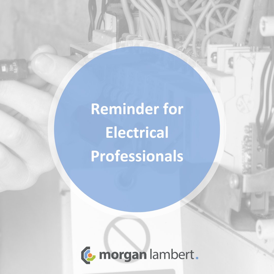 A new Amendment 3 to BS 7671, the IET Wiring Regulations for Electrical Installations, is coming soon.
 
For more information, visit: electricalsafetyfirst.org.uk/blog/have-your…
 
#ElectricalSafety #BS7671 #IETWiringRegulations