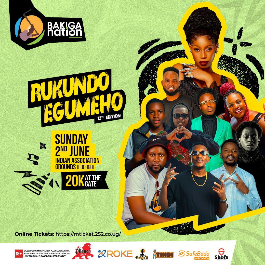 Our lineup for the 13th edition of Rukundo Egumeho is set!! 😃 Sunday is going to be a great day! We can't wait to celebrate culture, friendship, and togetherness with you! #BakigaNation24 #PilsnerOneNation