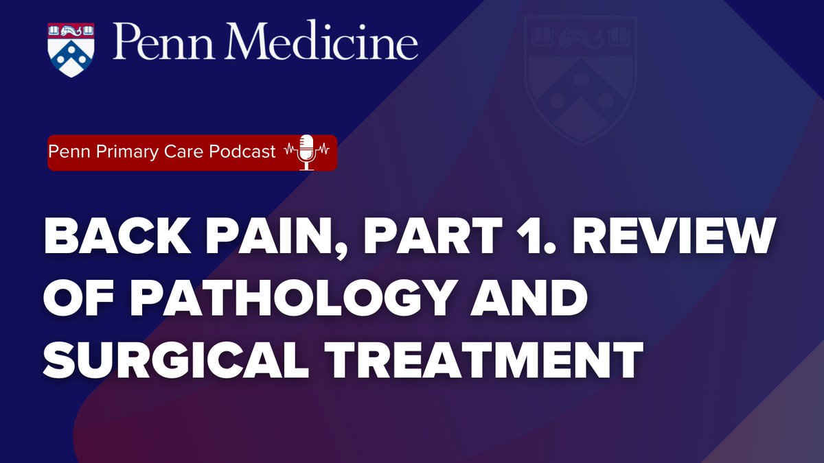 Listen in as @jwyoonspine and David Casper, MD, review the anatomy of the spine, causes of back pain, and the surgical options for treatment. Listen to the full podcast here 👉 spr.ly/6012dLcjk