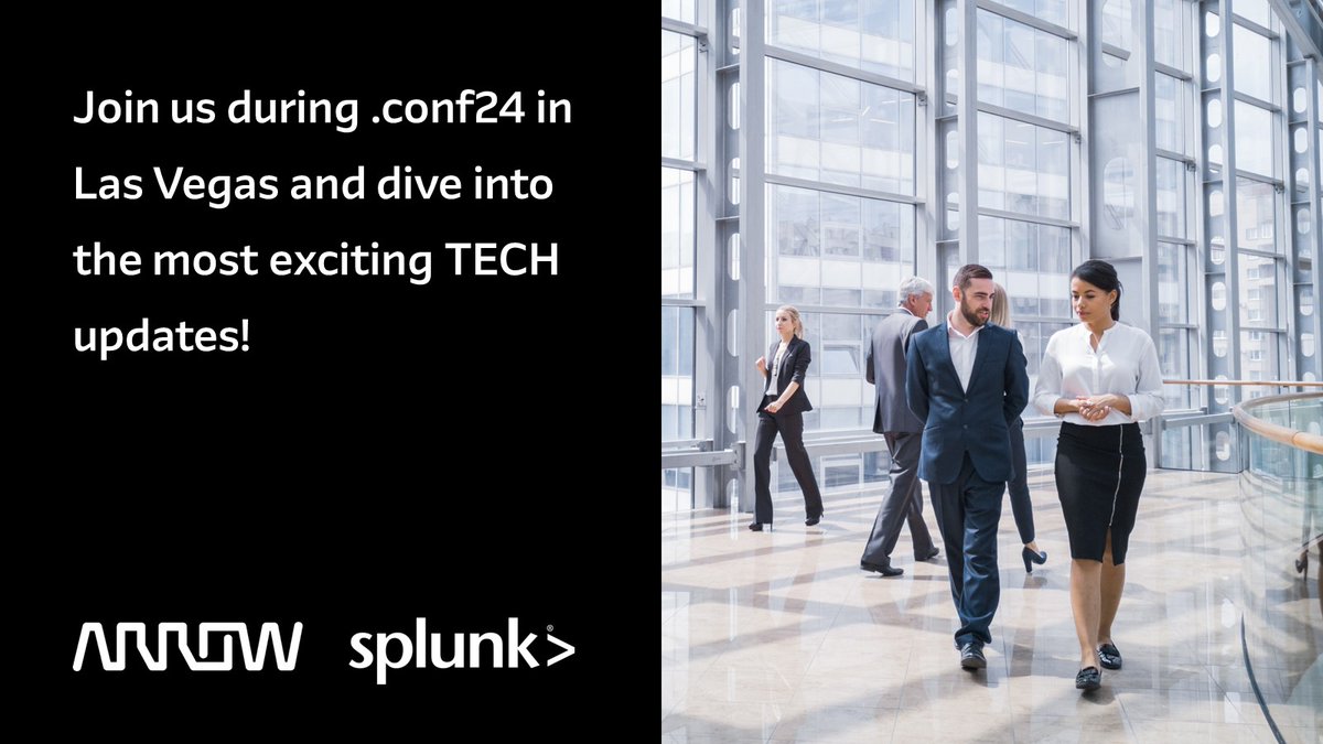 Three days. Thousands of industry peers. One unforgettable Splunk experience. Register now for #SplunkConf24: arw.li/6012jfjWm

 #technology #innovation #Splunk