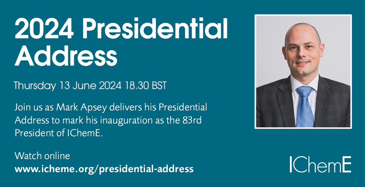 Following his formal election at the upcoming AGM, our 83rd President Mark Apsey will deliver his Presidential Address at the Royal Society of Chemistry on 13 June. You can watch the event live on YouTube. Subscribe to our channel to receive notifications: brnw.ch/21wKeBE