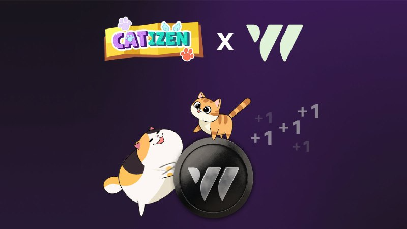 🪙 @wcoin_io ✕ @CatizenAI 😼 We are pleased to announce great collaboration with W-coin!🔥 Let’s join forces to develop on TON! 👉 About W-Coin: W-Coin is a unique gaming universe in Telegram. Earn coins, stake them, and boost your rewards! What sets W-Coin apart? The