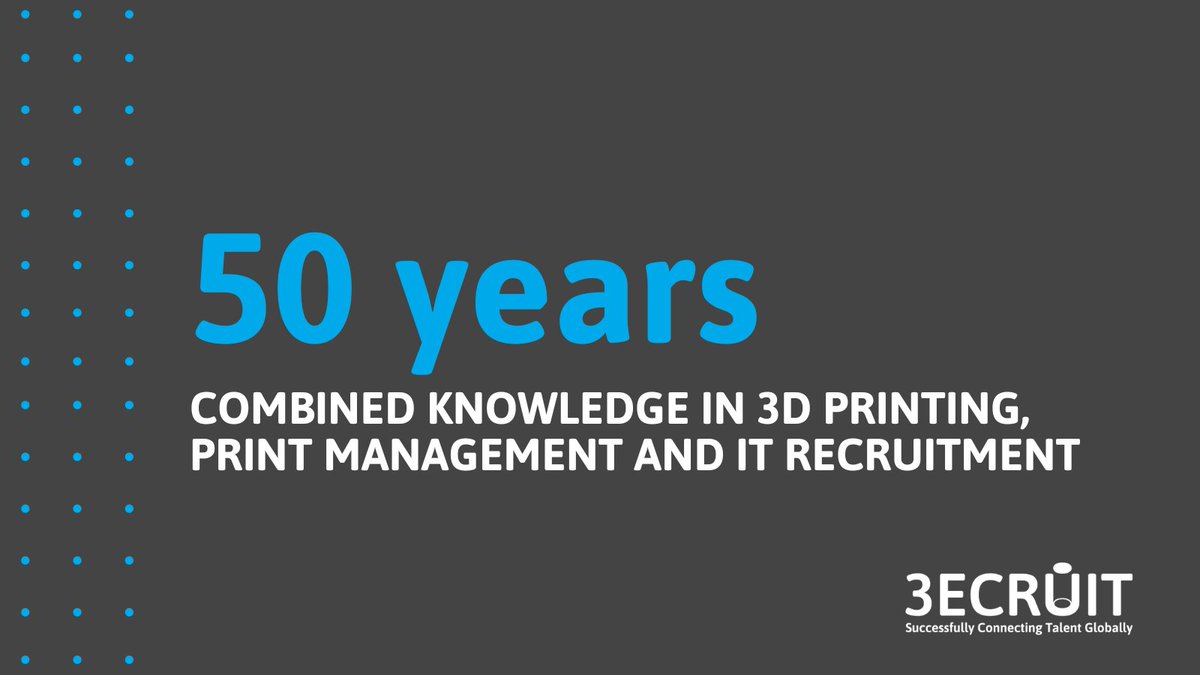 Guess what? Finding your perfect role in 3D printing, Print Management, or IT just got easier! 🎉

Check out 3ecruit.com today!

#recruitmentagency #3ecruit #recruiter #newjob #hiringnow #newcareer #jobsin3dprinting #hirewithus #newcareer