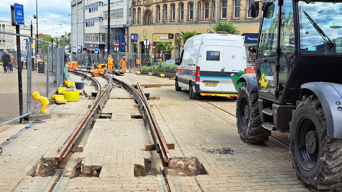 We're 'on track' with our rail replacement and looking forward to faster, smoother, greener business as usual from Monday 3 June!

#supertram