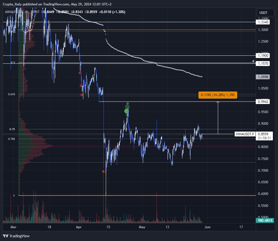 $MINA Road to 1$ 🧐