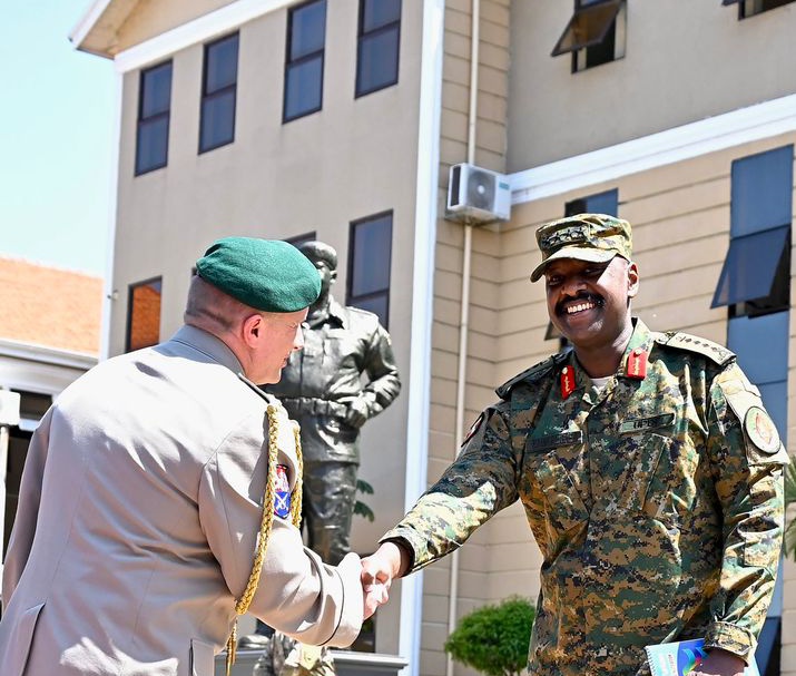 Gen Muhoozi Kainerugaba finds deep satisfaction in working hard with International allies to achieve more patriotic goals . Goals are promoting regional Peace and security, social economic transformation,  democracy, free corrupt Nation.
@mkainerugaba