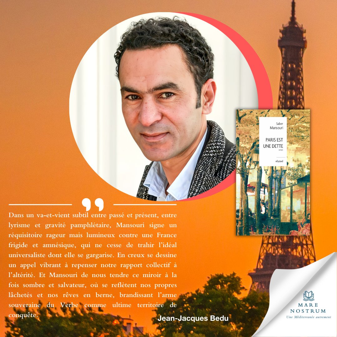 Saber Mansouri revient avec "Histoire de l'île" (<a href="/edelyzad/">éditions elyzad</a>), odyssée envoûtante sur une quête identitaire. Âpre et poétique, un joyau littéraire incontournable.

Chronique : cutt.ly/1eyLKIL9

#litterature #critiquelitteraire #bloglitteraire #livres #lecturedumoment