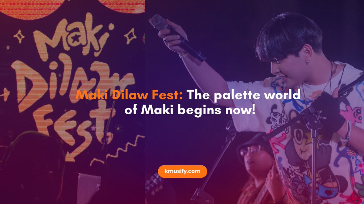 It's not a drill! Maki drops his new single 'Dilaw', and together we celebrated his success at Maki Dilaw Fest last May 25, 2024, at Mckinley Whisky Park, Taguig. 💛💛 

🔗 Read more kmusify.com/maki-dilaw-fes…

#DilawFest #Dilaw #MakiDilawFest #Maki #OPM #TarsierRecords #BiniMaloi