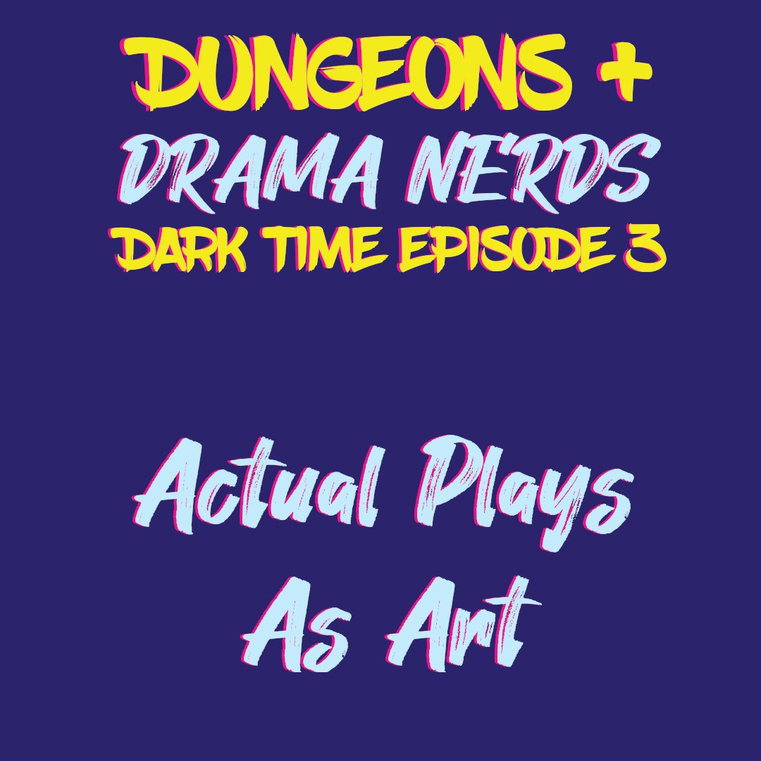 DNDramaNerds's tweet photo. Episode drop! 

Join @techxni, @NSOrvis, @BenFerber, and Chris Diercksen in a freewheeling chat about TTRPG actual plays: what draws us in, and what considerations we find ourselves taking into account when making Actual Plays.

listen now: https://t.co/DY5Ss7OC0J https://t.co/sye3eAYSQI
