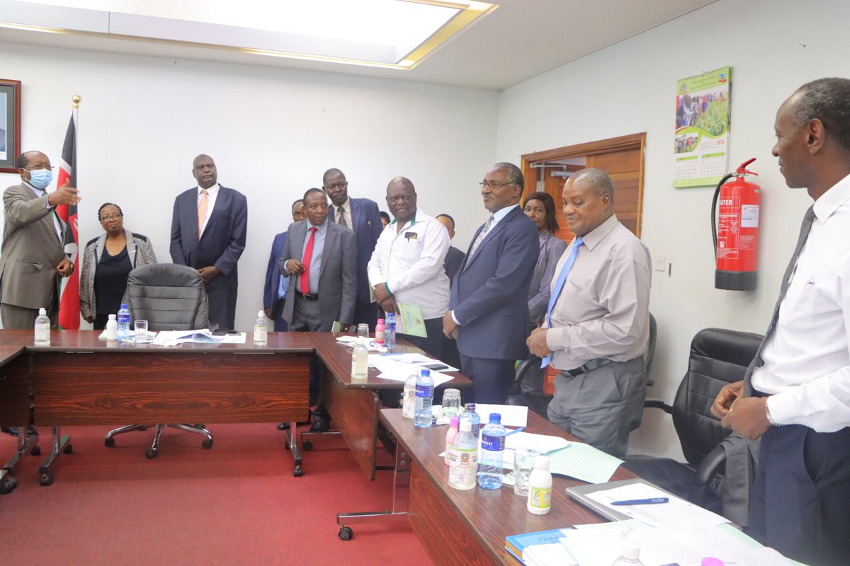 Moi University Management led by the Vice Chancellor, Prof. Isaac Kosgey, and Council Chair, Dr. Humphrey Njuguna together with senior university officials, visited JKUAT, to enhance agricultural education and innovation between the two institutions. The purpose of the visit was