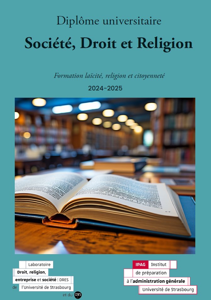 💡Demain jeudi à 14h, Lauren Bakir (responsable de la formation) présentera la nouvelle formule du Diplôme universitaire "Société, droit et religion". 

✅En présence de Francis Messner, qui a créé cette formation en 2009 !

▶️Rdv en salle Amériques, au deuxième étage de la MISHA