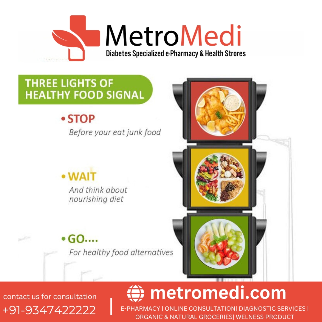 Opt for colorful fruits and veggies, whole grains, lean proteins, healthy fats, and plenty of water.

#MetroMedi #HealthyEating #NutritionTips #EatWell #BalancedDiet #WholeFoods #CleanEating #HealthyLifestyle #EatHealthy #NourishYourBody #HealthyChoices #FoodIsMedicine #Wellness