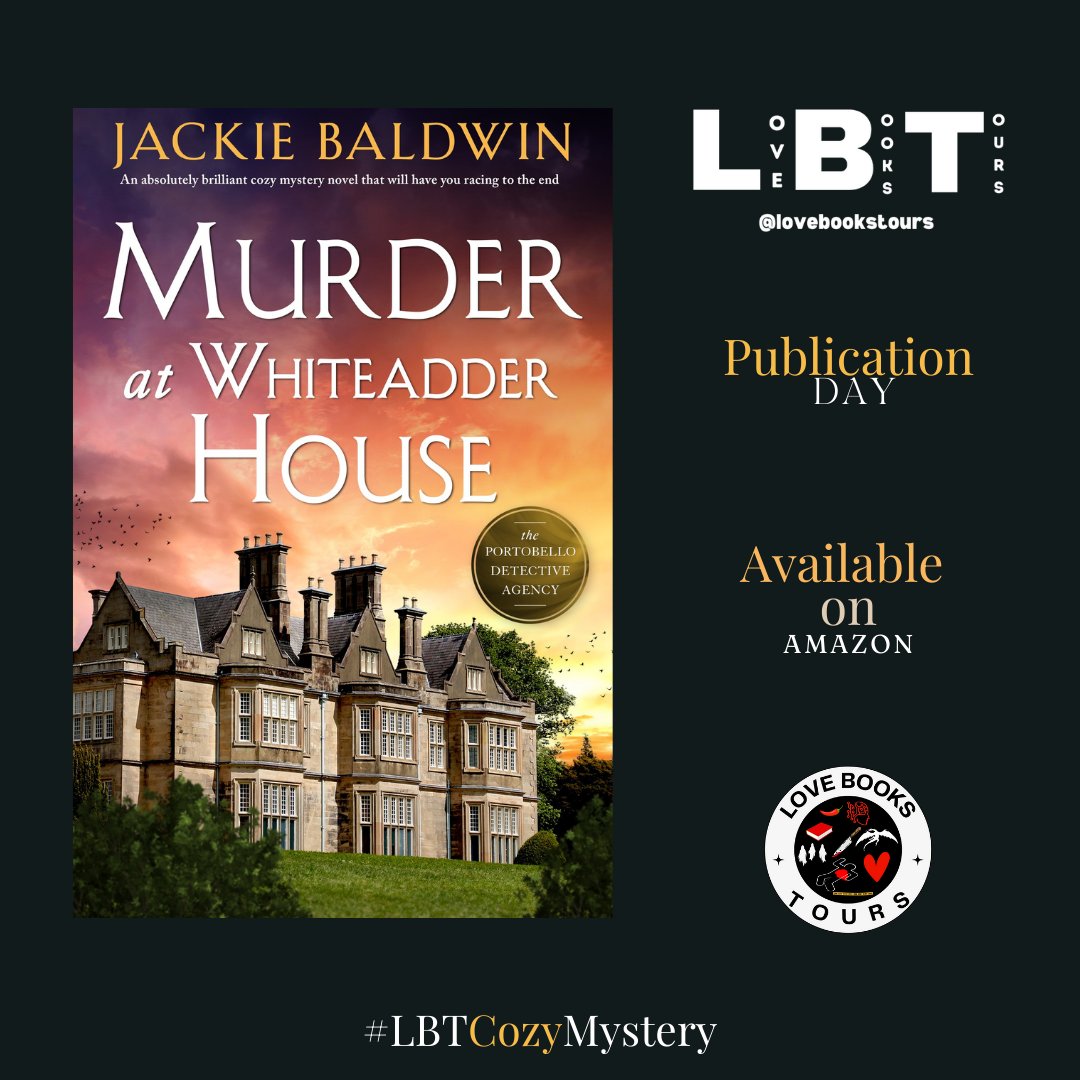 🎉PUBLICATION DAY🎉

Happy #PublicationDay to #MurderAtWhiteadderHouse by @JackieMBaldwin1!

Look out for my review on 4th June, for my stop on the @Lovebookstours @Stormbooks_co blog tour!