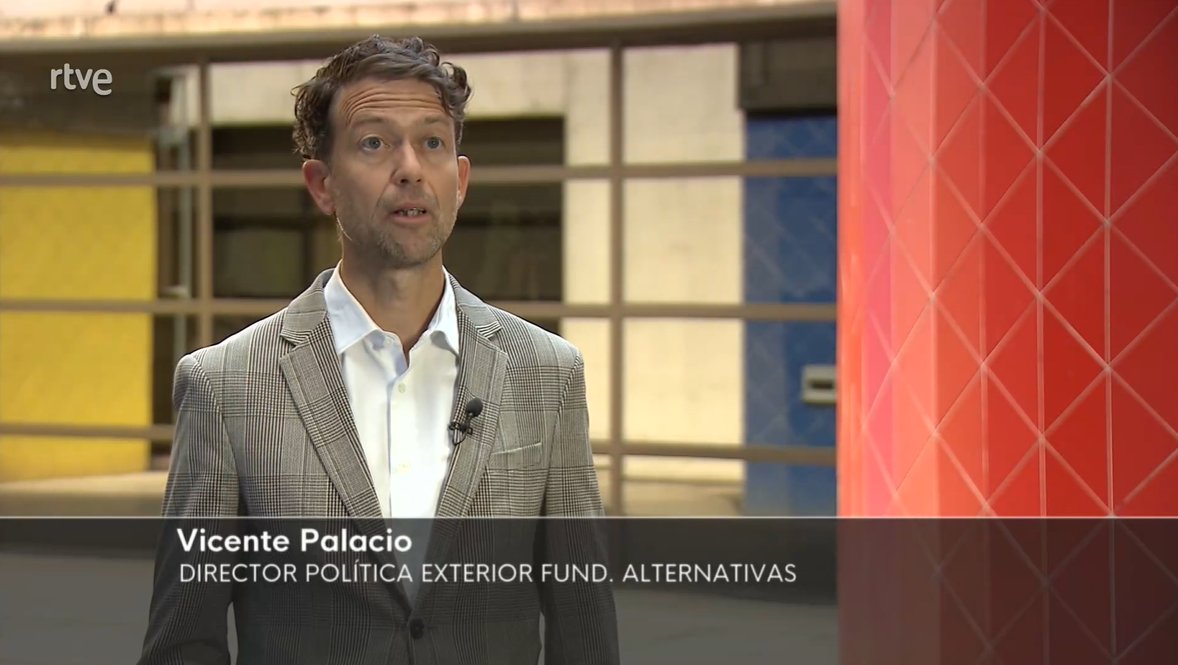 🟢 Vicente Palacio, director de Política Exterior: 'Un desafío fundamental para las elecciones europeas es garantizar la calidad democrática y el Estado de derecho de los 27” en @rtve Declaraciones al completo 📺 bit.ly/3wLs9EC