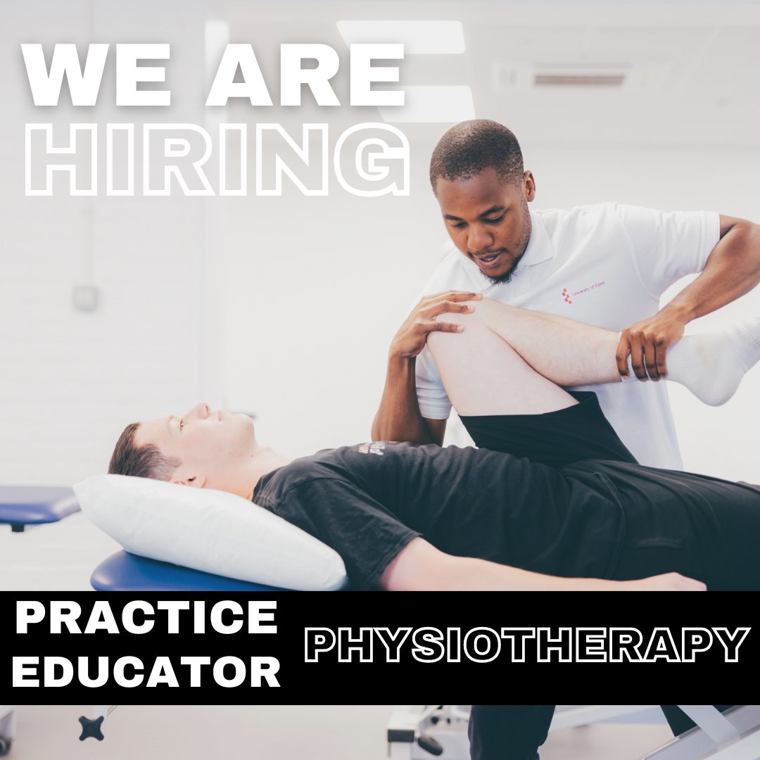 We are hiring! 🚨🚨 We are looking for a Practice Educator in Physiotherapy to join our fantastic team! This role is perfectly suited to a current clinician who is looking to work in academic whilst maintaining close links with clinical work More info ⬇️ tinyurl.com/m8y5stts