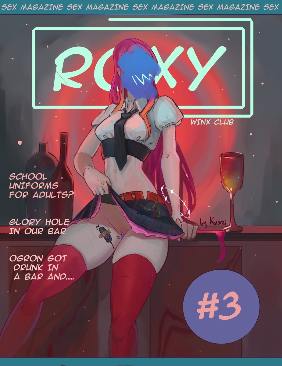 Kvazi_art's tweet photo. 🍷NSFW WARNING🍷
Hey follow me!
Art series Winx Club: Sex Magazines
Roxy version
#nsfw #fandom_18 #winx #roxy #winxclubtime #magazine #poster #vibrator #futa #futanari #nuart https://t.co/Aj2LO9nFLY