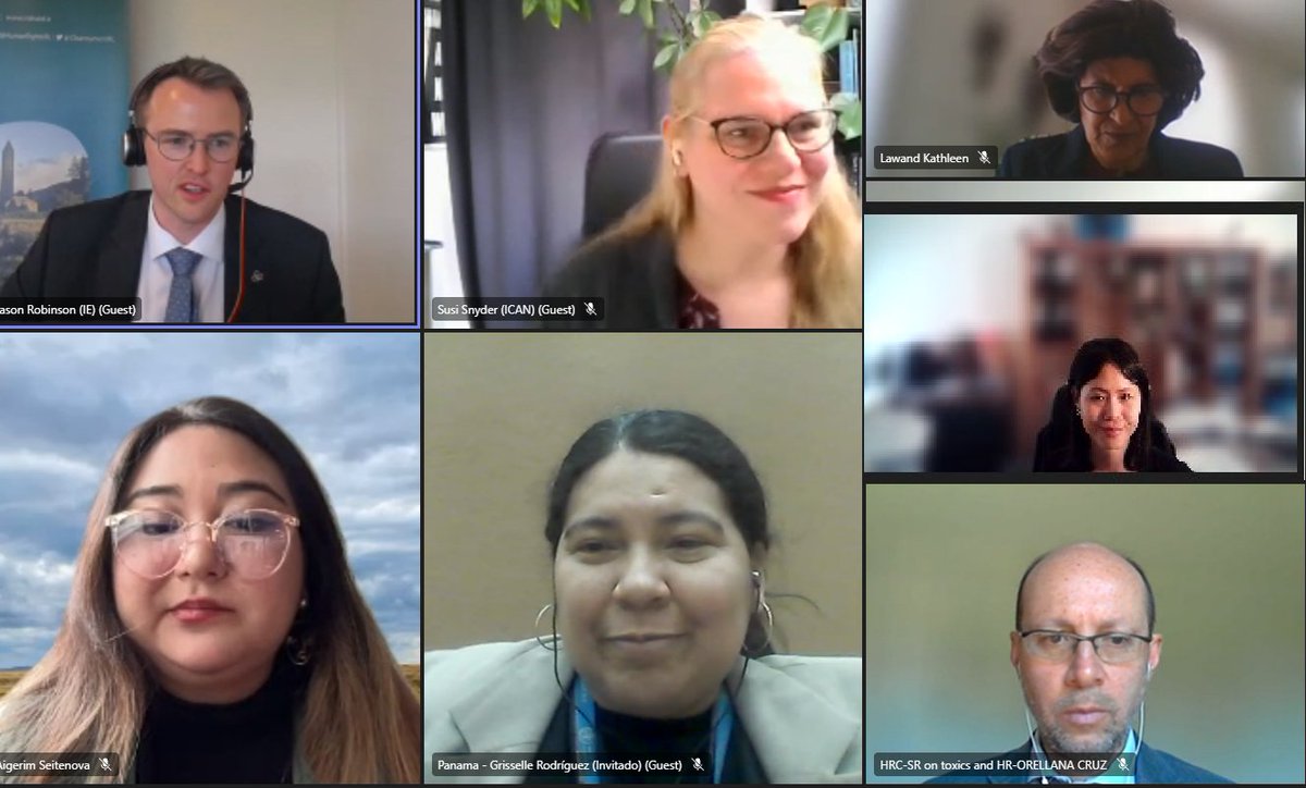 TPNW #Complementarity co-facilitators, 🇹🇭🇮🇪 held an online discussion on Complementarity: reinforcing and strengthening international law, focus on the synergies btw #TPWN #IHR #IHL #IEL &health care Appreciation to 🇵🇦 @SRtoxics @hello_gera @nuclearban &other for joining us