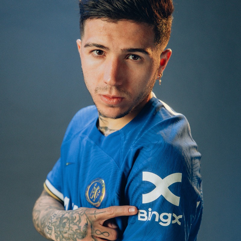 ChelseaFC's tweet photo. Enzo Fernandez. A work of art. 🎨

@BingXOfficial | #EmpowerTheFuture https://t.co/qb9m8cKBpP