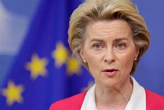 Fact: Ursula von der Leyen's hair can withstand a nuclear blast of up to 8 megatonnes. Her hairspray is being considered as a protective outer layer for concrete bomb shelters, and is one of the toughest elements known to science.
She has also learned to copy human emotion.