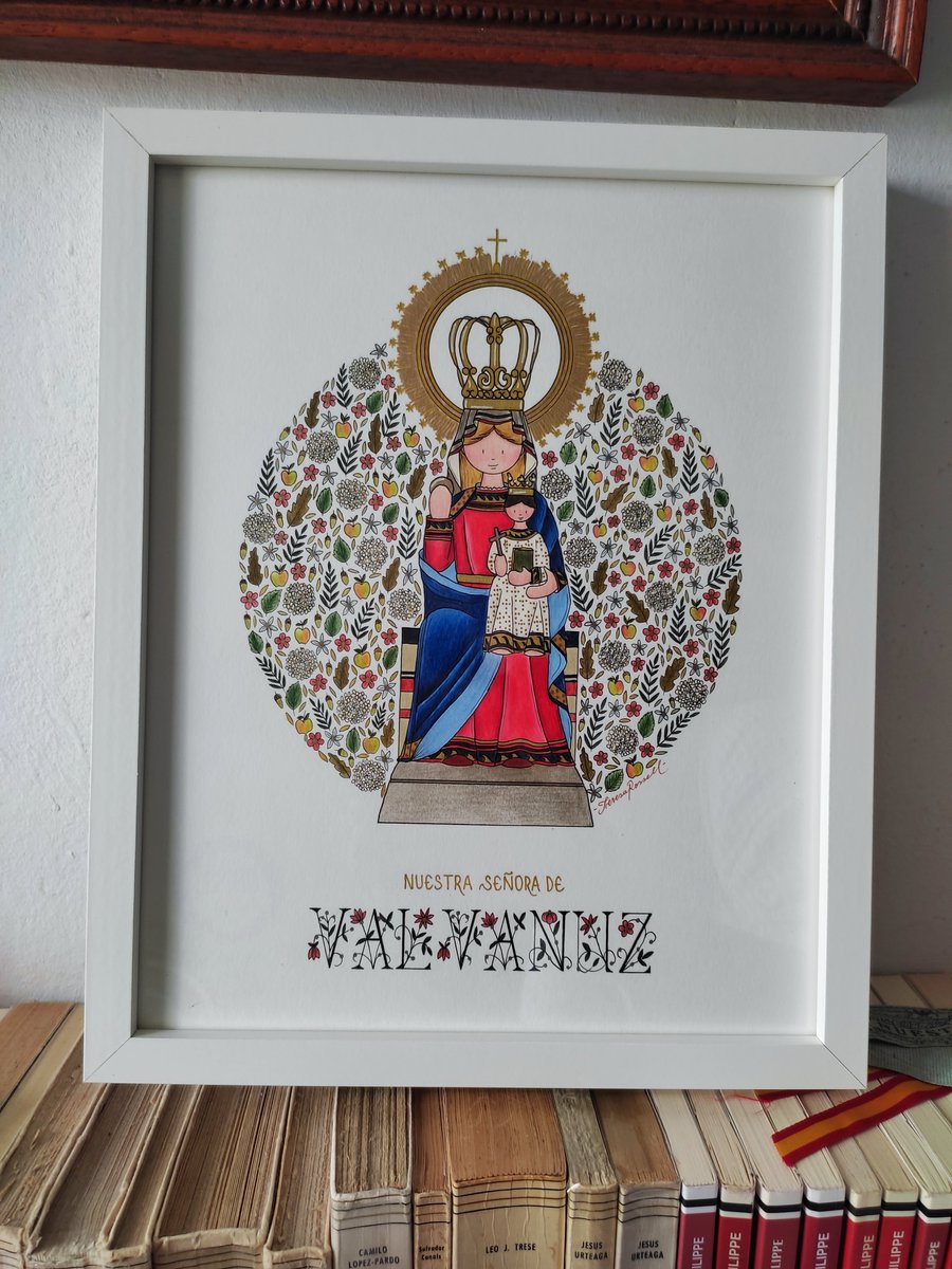 Hoy comienza la novena en honor de Nuestra Señora de Valvanuz, patrona del Valle de Carriedo, en Cantabria. 

La Virgen de mi abuelo Juan.