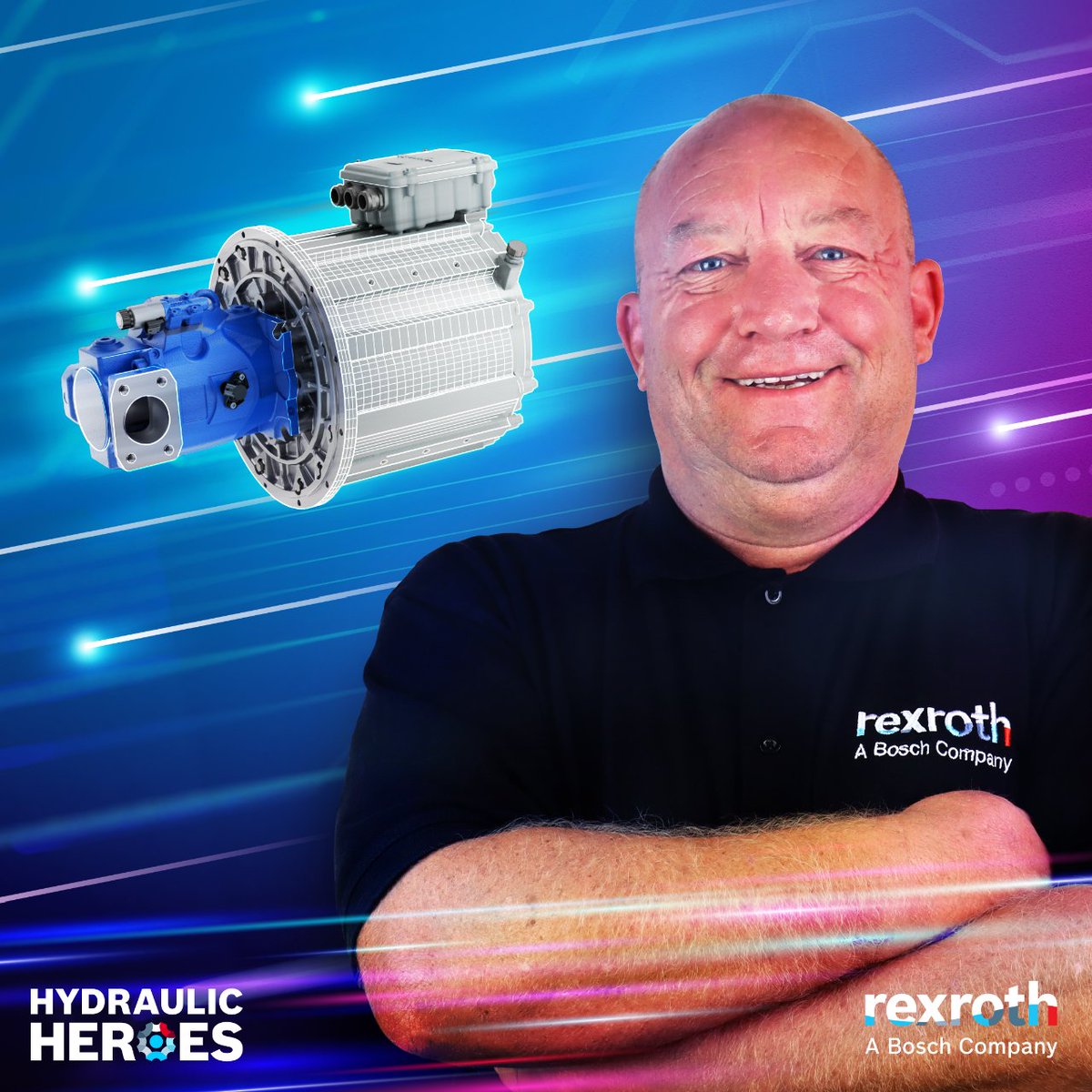 Brian is passionate about electrification in hydraulics. He is excited about the future possibilities within this realm of hydraulics.”

Read Brian’s full interview here: bit.ly/487fxUO

#RexrothInnovation #HydraulicHero #CustomerService #TechnicalSupport