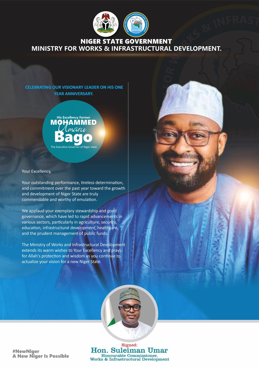 Niger State Ministry of Works and Infrastructure tweet media