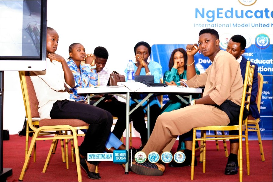 enemsHQ's tweet photo. Cross section of the acting Policy Makers during the NgEducators IMUN Mock Conference 2024.
#NgEducatorsIMUN #education #enugustate #nigeria #unitednations #ENEMS #UN #Ng| #MUN #ihrcrft
#unitednations #ministryofeducationenugustate
#MockConference https://t.co/6nmITE2hZQ