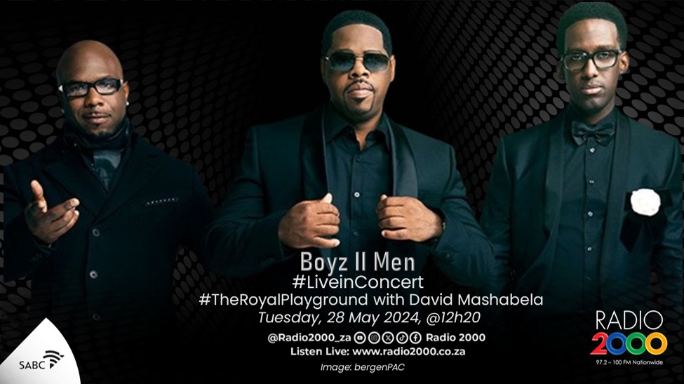 #TheRoyalPlayground #LiveinConcert ~ Boyz ll Men

@DavidMashabela 
#Radio2000
