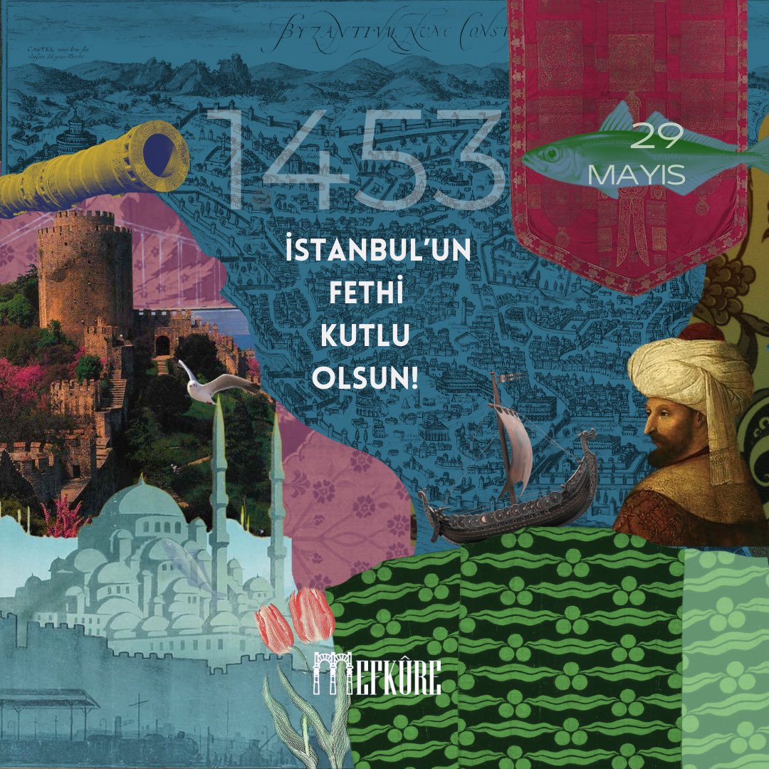 _mefmefkure's tweet photo. “Geceler vardır, dirilişe gebedir. 
Fecr olur. Şehr-i İstanbul feth olunur.
Bir çağ kapanır, bir çağ açılır.”

İstanbul’un Fethi Kutlu Olsun https://t.co/hO5lPKgHmV