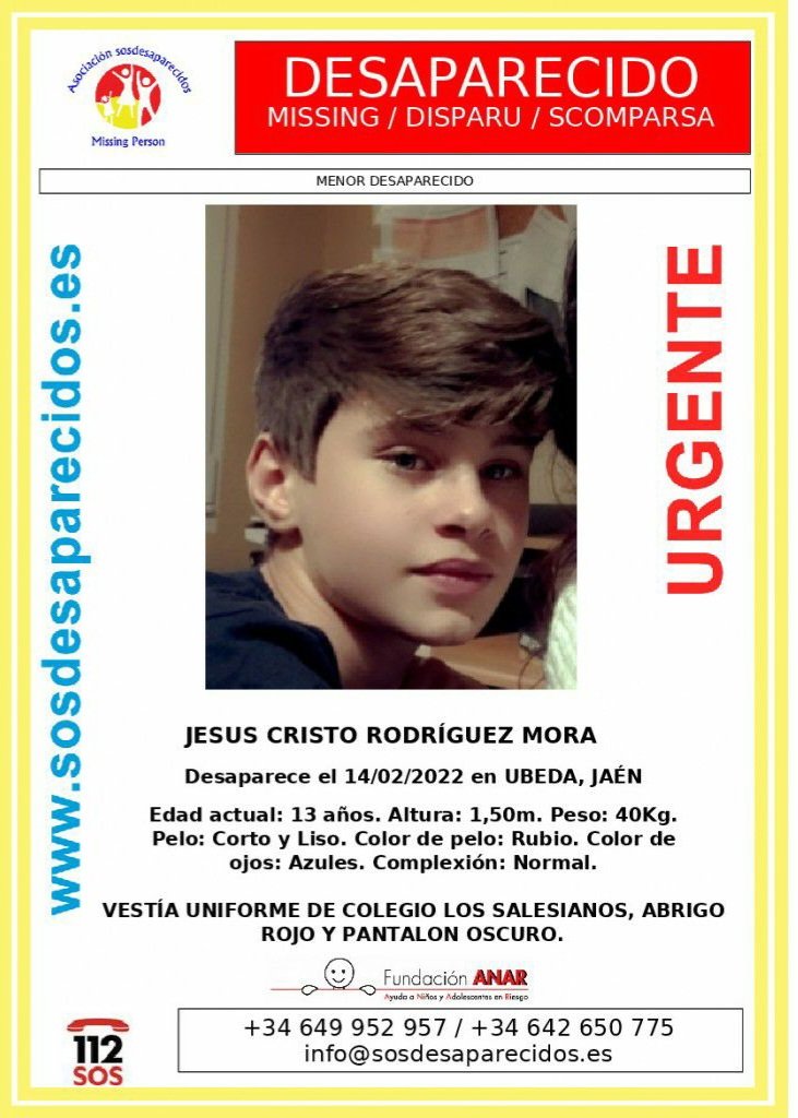 🆘 DESAPARECIDO Continúa desaparecido #sosdesaparecidos #Desaparecido #Missing #España #Úbeda #Jaén Síguenos @sosdesaparecido