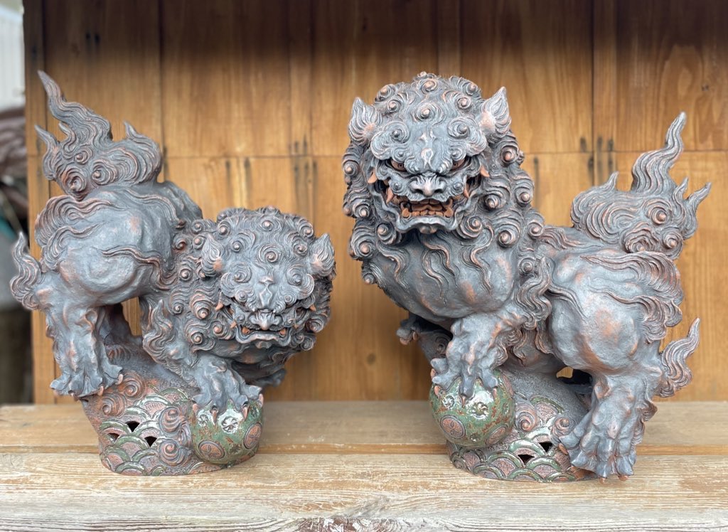 シーサー ＃やちむん家 #伝統的工芸品