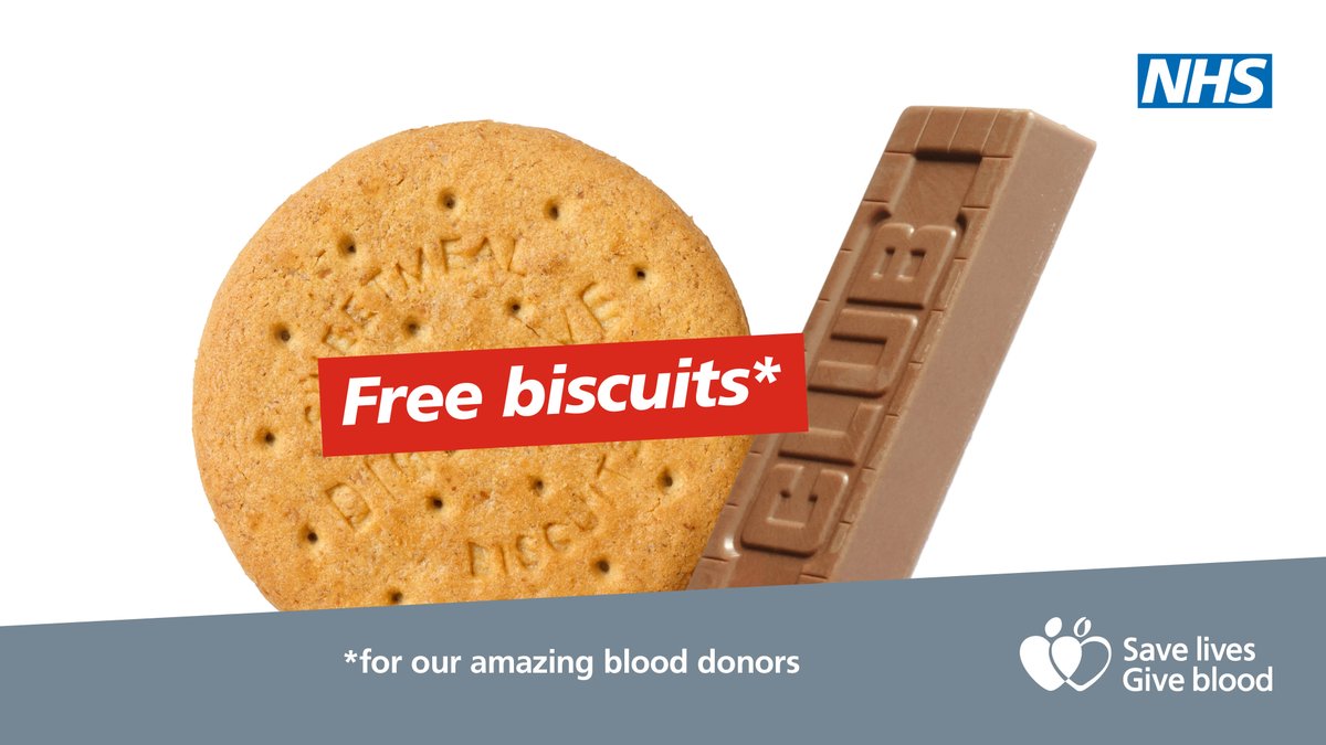 It's #NationalBiscuitDay, so that means free biscuits for all our amazing donors!

Ok, ok - we know every donor gets a free biscuit every time they donate but this is a hashtag that's made for us! 😁 

We need O neg and O positive blood types to book ➡️ orlo.uk/JDGrm