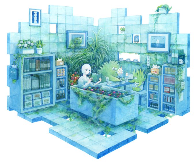 「traditional media water」 illustration images(Latest)