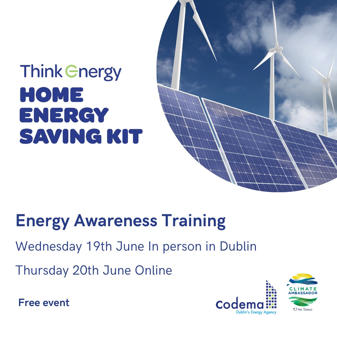 Climate Ambassador (@climate_ambass) on Twitter photo Interested in energy efficiency?Join us for energy-saving workshops with Codema’s Gobnait Ní Néill! 🌍✨
📅 In-person: June 19th in Dublin eventbrite.ie/e/energy-aware…
📅 Online: June 20th eeu-antaisce-org.zoom.us/meeting/regist…
#ClimateAction #EnergyEfficiency Interested in energy efficiency?Join us for energy-saving workshops with Codema’s Gobnait Ní Néill! 🌍✨
📅 In-person: June 19th in Dublin eventbrite.ie/e/energy-aware…
📅 Online: June 20th eeu-antaisce-org.zoom.us/meeting/regist…
#ClimateAction #EnergyEfficiency