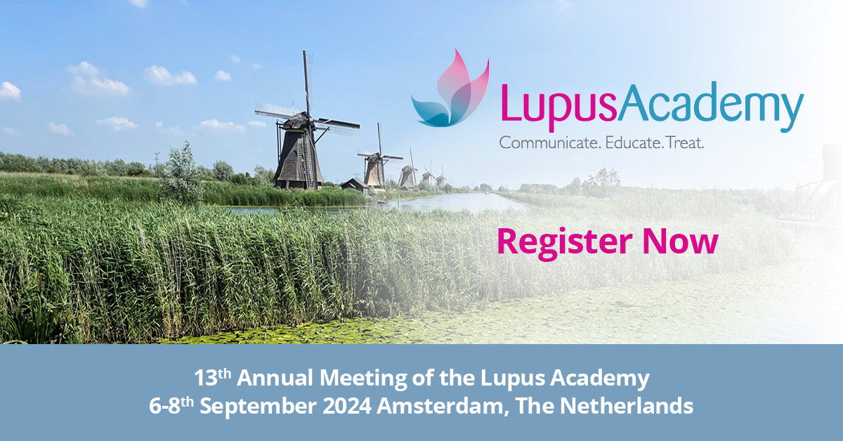 The 13th Annual Meeting of the Lupus Academy will be held 6–8 September 2024 as a hybrid meeting Remember to submit your poster abstracts and Thieve's Market cases by Friday 31 May! For more information head to lupus.academy #SLE #lupus #autoimmune #rheumtwitter #MedEd