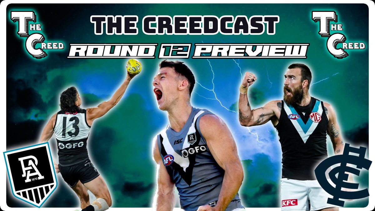 🎙️BONUS CREEDCAST 🎙️

“Quick” lil Blues Preview here as Jamie is back - chatting the matchups across the lines, the opportunity to set ourselves in the Top 4, & some perplexing rule adjustments. 

Spotify, YouTube, Apple, etc etc! 

#weareportadelaide 

open.spotify.com/episode/4ZVaHt…