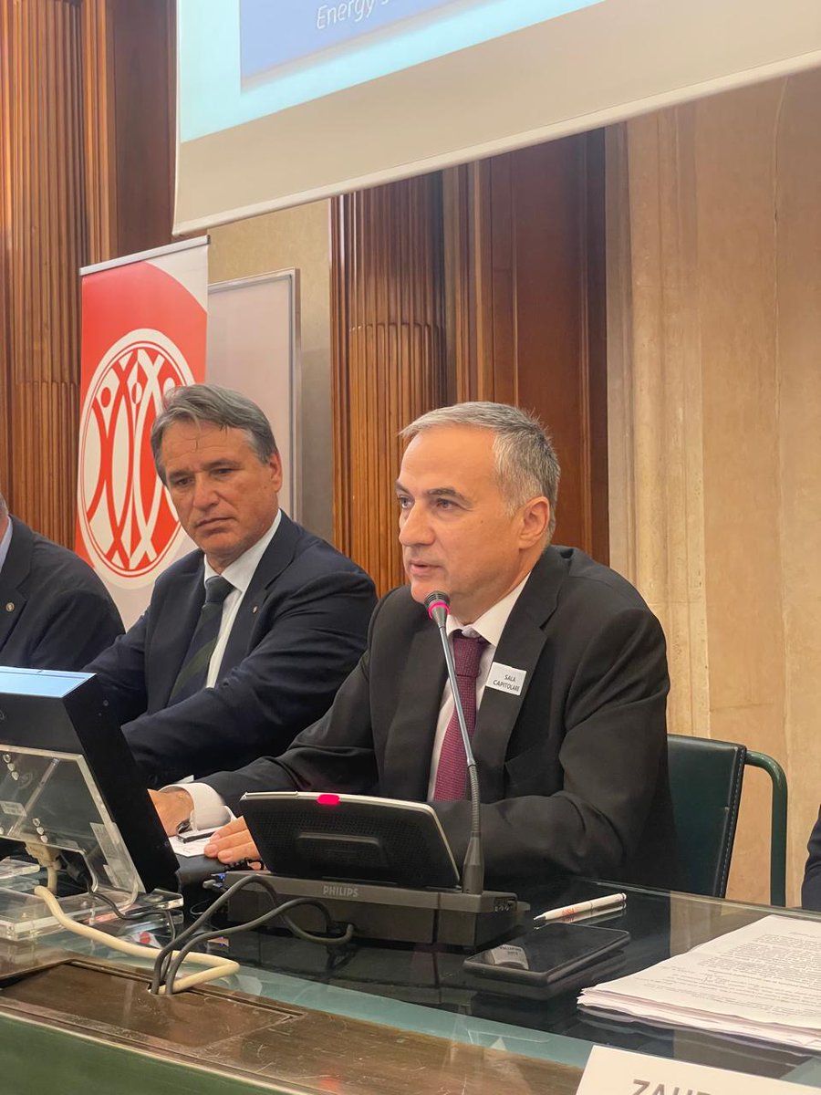 'We are interested in increased interaction with the European Union, including energy and connectivity issues.' AIR Center Chairman @shafiyev_farid said at the event titled 'Bilateral relations between Italy, the EU, and Azerbaijan: Energy security and foreign policy,' held at