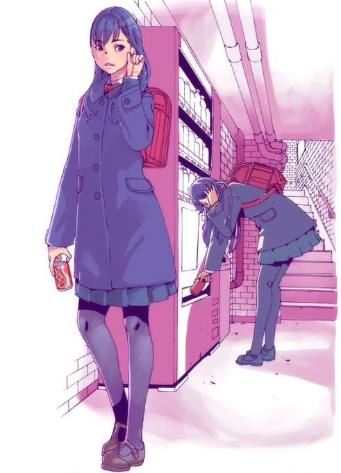 昨今の流行りの言い回しあんま好きじゃないのですが、高身長ビューティーな実際に見かけた女子小学生の絵です。(h 