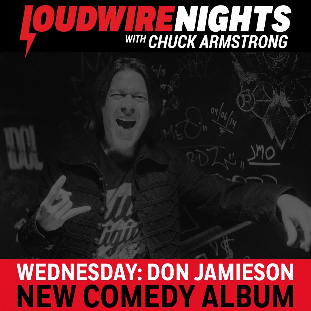 Tonight we’re hanging with @realdonjamieson as we celebrate his brand-new album, ‘No Sleep til McSorley’s.’ He’s a comic *and* a rock and roll fanatic, so we’ll cover a lot of ground with him tonight. @Loudwire Nights starts at 7pm! 📻: LoudwireNights.com