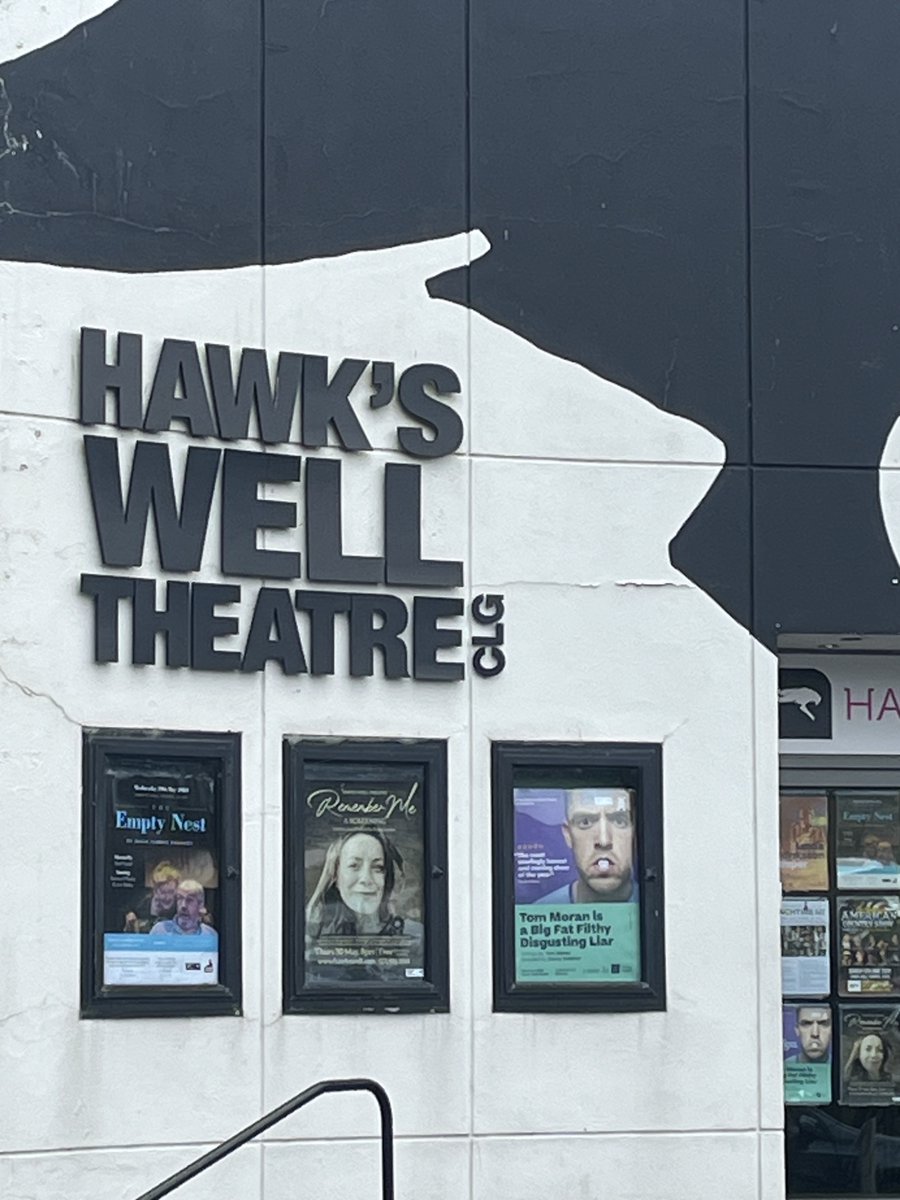 AbbeyTheatre's tweet photo. P.S Spot @TMoran93 at @HawksWellSligo ! #FilthyLiar https://t.co/bqVzHkJIiz