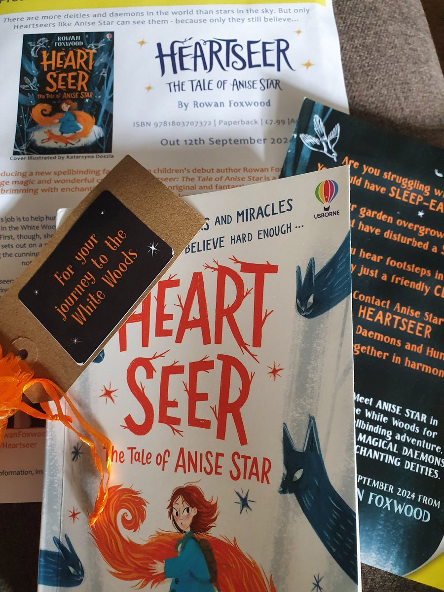 Huge thank you to @Usborne @FrithaL for yesterday's book post. Read in one sitting #HeartSeer @RowanFoxwood is an absolutely delightful magical adventure with folklore at its heart. A truly enchanting read. Publishing 12th September.